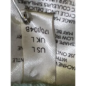 By Anthropologie Women's Mint Green Blouse Size L SKU 6308 thumbnail 5