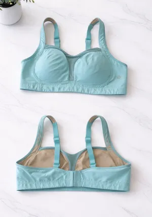 Lululemon Enlite Bra High Support Sports Bra - Aqua Blue / Tiffany Blue - Sz 34C/D thumbnail 1