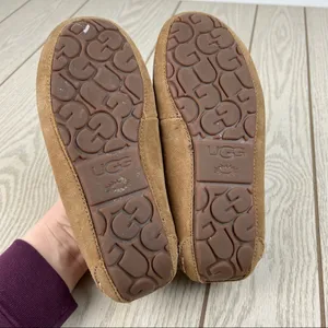 UGG Ansley Slipper Shoes US6 Chestnut (tan) $100 Indoor Outdoor Moccasin Flat thumbnail 9