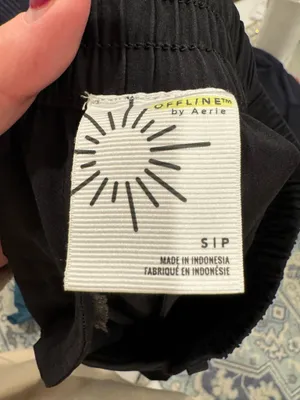 Black Offline by Aerie Cargo Pants Small thumbnail 3