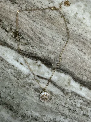 Star Necklace Gold thumbnail 2