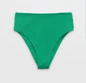 Aerie Crinkle High-Cut Cheeky Bikini Bottom L thumbnail 1