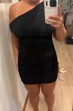 Boutique Black Mesh Dress thumbnail 1