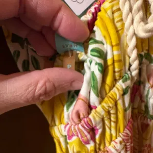 NWT Farm Rio Bella Yellow & White Floral Midi Dress thumbnail 4