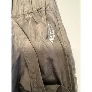 FP Movement‎ Women's Jogger Pants Olive Green Smocked Waist Lightweight size L thumbnail 3