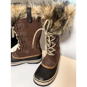 Sorel Boots Women's‎ 7 Joan Of Arctic Faux Fur Lined Waterproof Leather Winter thumbnail 3
