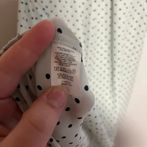 Ann Taylor Sleeveless Polka Dot Blouse - Black and White thumbnail 2
