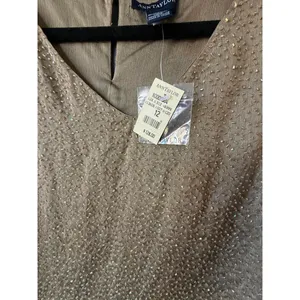 Ann Taylor Beaded Sleeveless Top Size 12 thumbnail 6