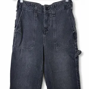 Free People We The Free Black Wash Major Leagues Cuffed Carpenter Utility Jeans thumbnail 10
