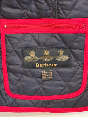 Barbour Women’s Quilted Vest Size 10 Red Fall winter thumbnail 6