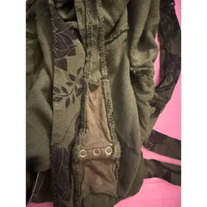 Intimately Free People Pippa Printed V-Wire Bodysuit in Army Combo sz. L thumbnail 7