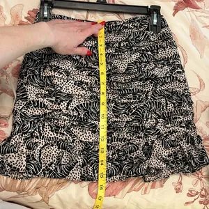 Zara ruffle mini skirt thumbnail 9
