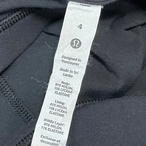 Lululemon Women's Black Scoop Neck Yoga Workout Running Athletic Tank Top Size 4 thumbnail 4