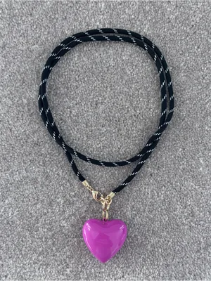 NWOT Roxanne Assoulin The Long Happy Cord Charm Necklace thumbnail 2