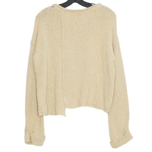Free People Beach Sweater Oversized Coastal Beachy Boho Slouchy Y2K Small Flaws thumbnail 2