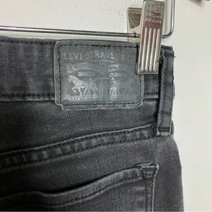 Levi’s black 711 skinny jeans women’s size 27 casual minimalist‎ trendy thumbnail 4