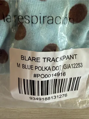 I AM GIA Polka Dot Track Pant Blue Medium NWT IN PACKAGE thumbnail 14