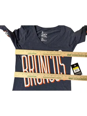 NEW Nike Denver Broncos Womens Long Sleeve Tee Small Navy NFL thumbnail 9