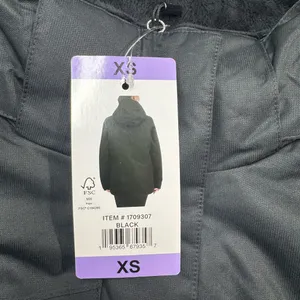 Gerry ladies snow ski black hooded jacket with front zipper pockets. thumbnail 5