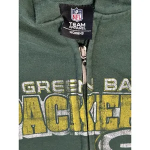 National Football League Team Apparel Green Bay Packers Women’s Full Zip Hoodie Sweatshirt M/L Green Fan Apparel thumbnail 14