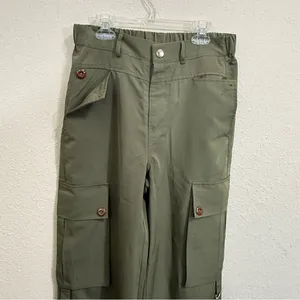 Olive Cargo Pants New Green thumbnail 4