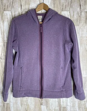 LL Bean Misses Micro Fleece Sweater Jacket Womens M Medium Reg 0-GLU1‎ thumbnail 1