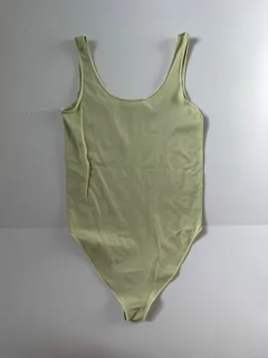 SKIMS Essential Scoop Neck Bodysuit Agave XXS/XS NWOT Seamless thumbnail 2