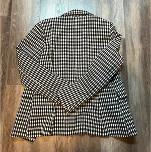 Anthropologie Maison d’Amelie Gingham Blazer thumbnail 2