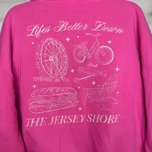 VS Pink Ivy Campus Fleece Full Zip Hoodie Jersey Shore Graphic size XL thumbnail 12
