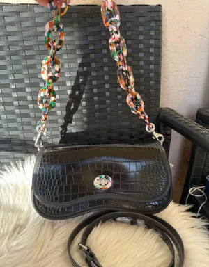 Coach Wavy Dinky Bag Crossbody Black Croc Embossed Coachtopia Leather Purse NWT thumbnail 10