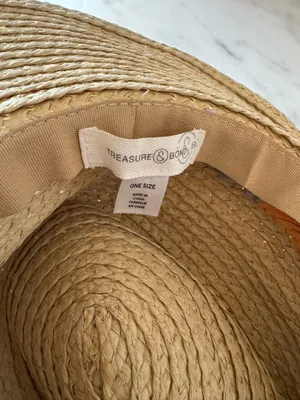Treasure & Bond Embroidered straw hat thumbnail 3