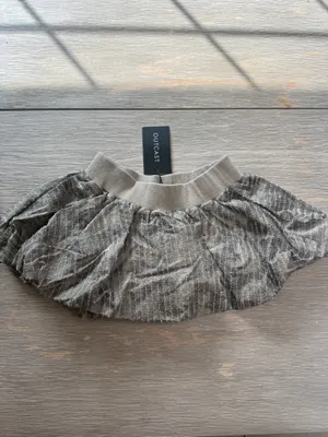 NWT SKIRT ONLY stone camo mini bubble skirt mini skirt #vacation #miniskirt #outcast #club thumbnail 2
