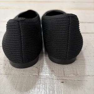 Vivaia Square-Toe V-Cut Flats Margot 2.0 EU size 41 US size 9.5 Black‎ Knit thumbnail 6