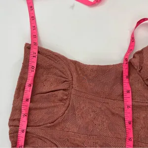 NWT Anthropologie We Wore What Strapless Corset Peplum Maxi Dress Sz‎ 2 thumbnail 7