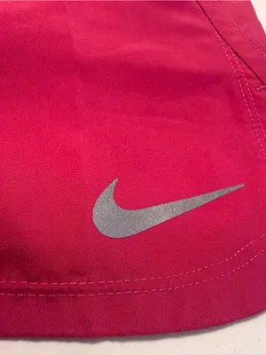 Nike Women's Hot Pink Athletic Shorts with Reflective Swoosh‎ Size S thumbnail 5