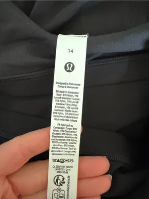 Lululemon Align Mini Flare Bodysuit Jumpsuit Size 14 Black Neutral Sporty thumbnail 7