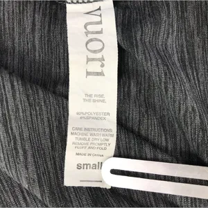 VUORI Lux Crew LS Tee Sz S Grey Heather Oversize Athletic Travel Everyday Clasic thumbnail 7