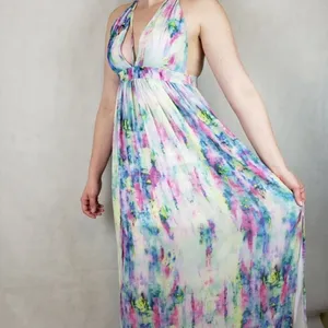 NWT American Threads Pastel Maxi Dress, Small‎ thumbnail 2