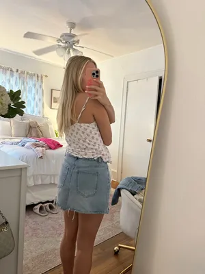 Shein Denim Skirt thumbnail 4