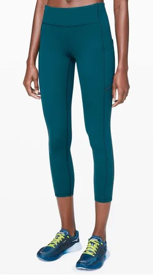 Lululemon Speed up Tight Bermuda Teal 4 thumbnail 1
