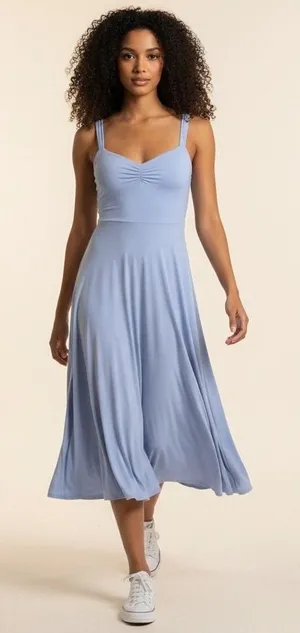 Oh‎ Polly Dress 8 Sweetheart Tie Back A Line Simple Elegant Evening Wear thumbnail 1