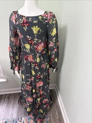 ANTHROPOLOGIE Evelin Maxi Dress Size Small thumbnail 9