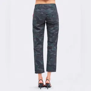 Sundry x Anthropologie Side Trim Camo Le Soleil Pants in Charcoal Size 27 thumbnail 5