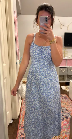 Floral Hollister Maxi Dress thumbnail 1