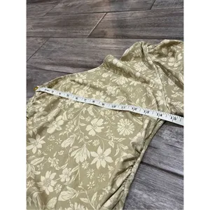 Free People Somethin Bout You Bodysuit Cactus Combo Floral Puff One Shoulder NWT thumbnail 2