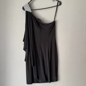 Cache sz 8 Black one shoulder mini Dress‎ thumbnail 6