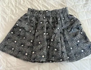 Free People Womens Size XS So Much Sun Celestial Skirt Pockets‎ Black Cotton thumbnail 1