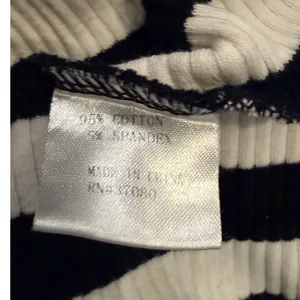 Lea & Viola Black White Striped Wide Leg Jumpsuit Twist Front V‎ Neck Size Large thumbnail 8