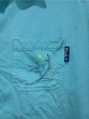 Vtg y2k Disney Winnie the Pooh embroidered collared tank top 26/28W thumbnail 2