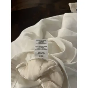 Aritzia Babaton Cohen Pants Pleated Cropped Trousers 4 Ivory thumbnail 5
